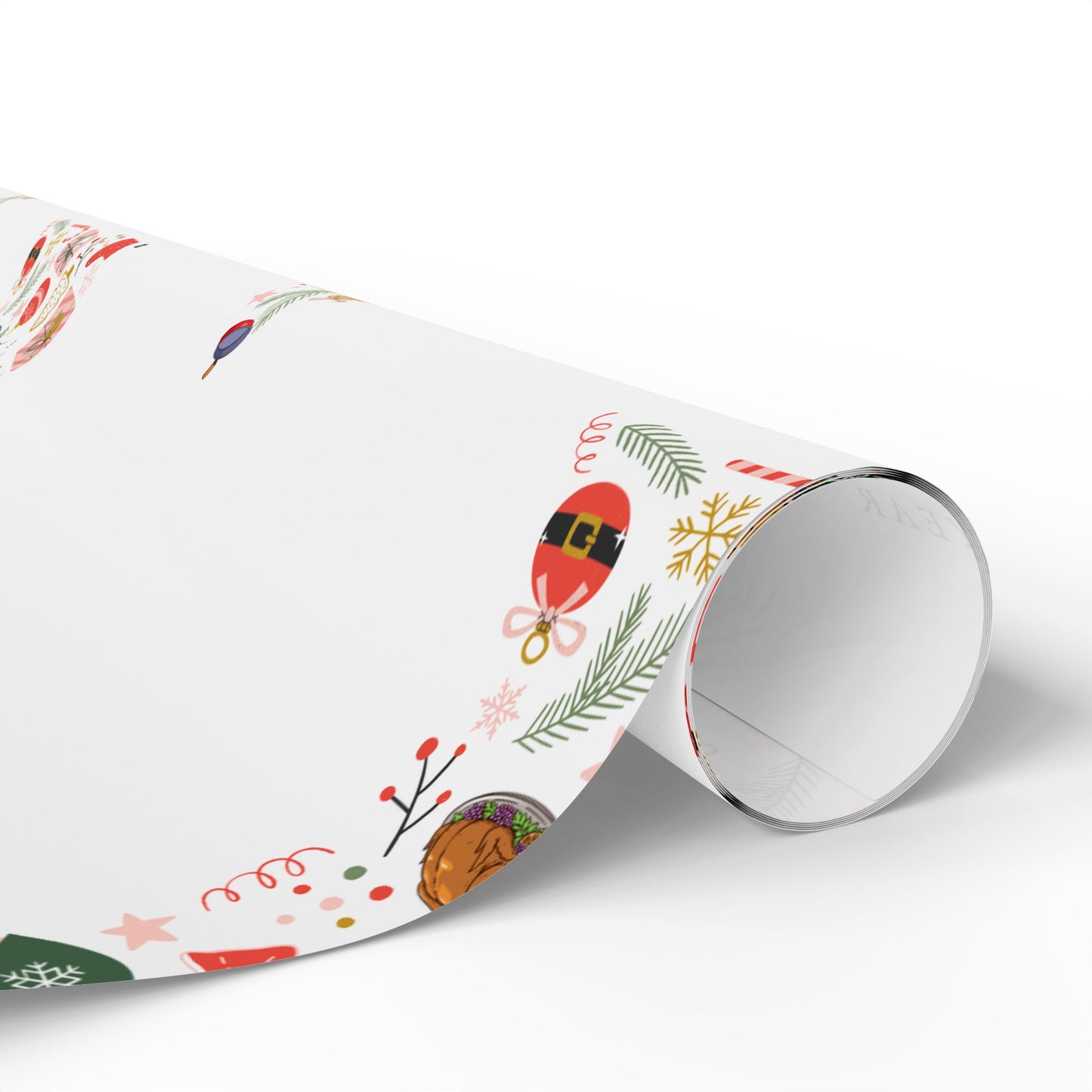 Xmas Tree | Wrapping Paper  | White