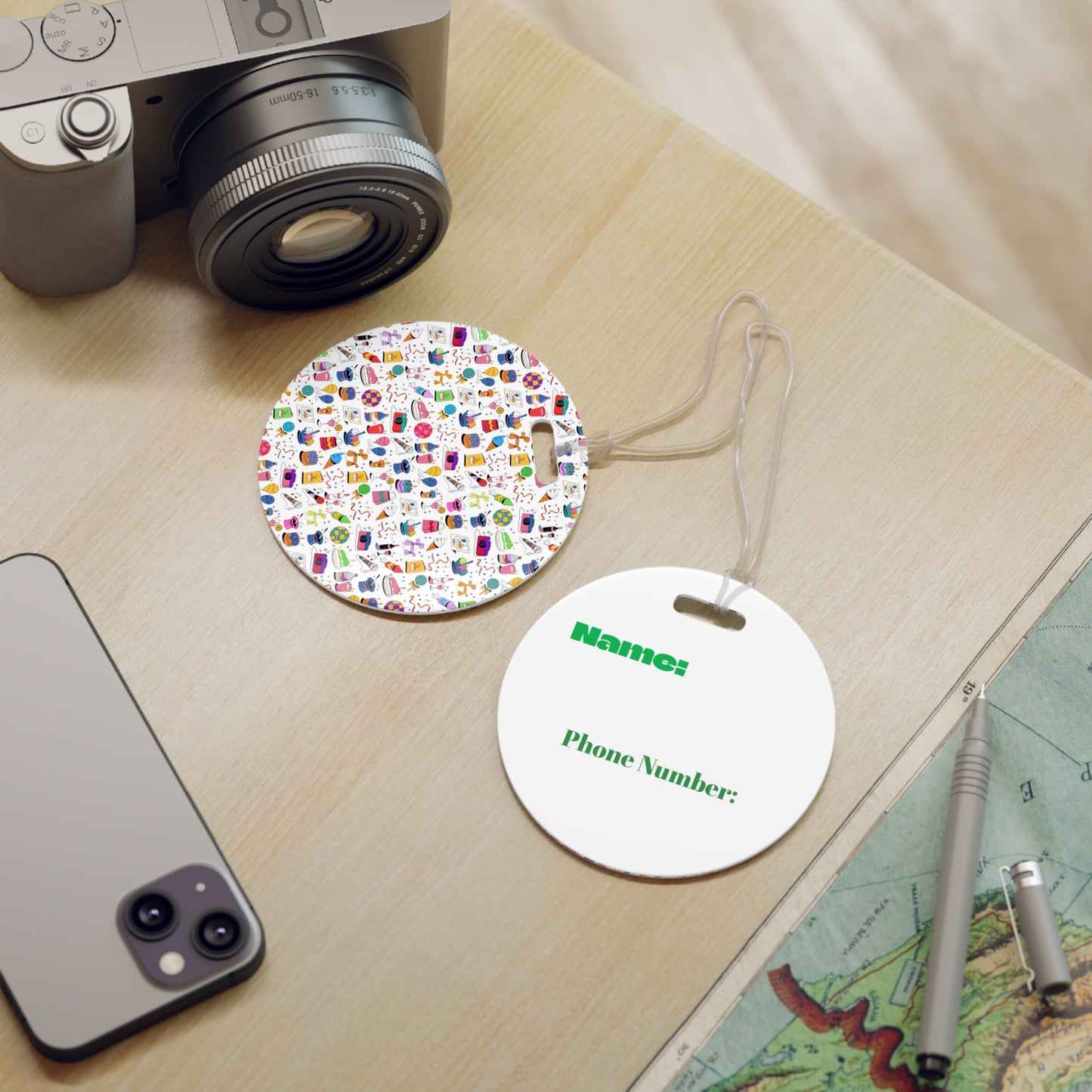 All That l Luggage Tag l White