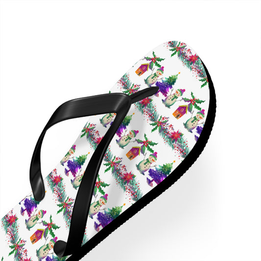 Winter l Flip Flops l Snowman