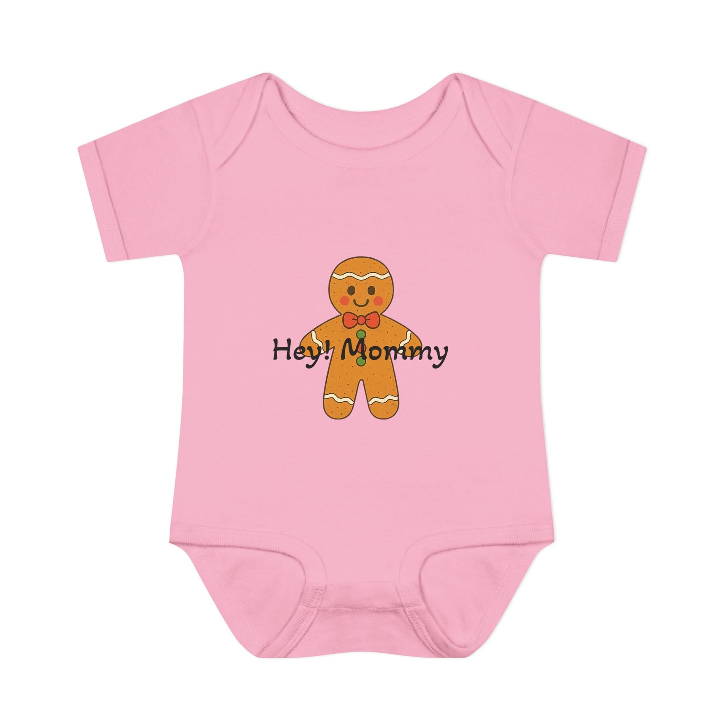 HappiMommi l Gingerbread Snowflake Baby Onesie