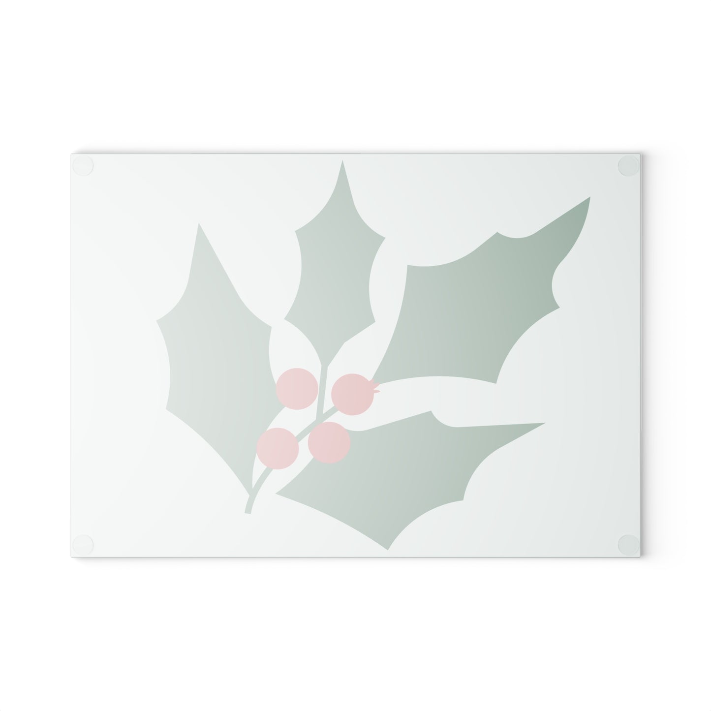 Hershe3 l Glass Cutting Board l Christmas Theme