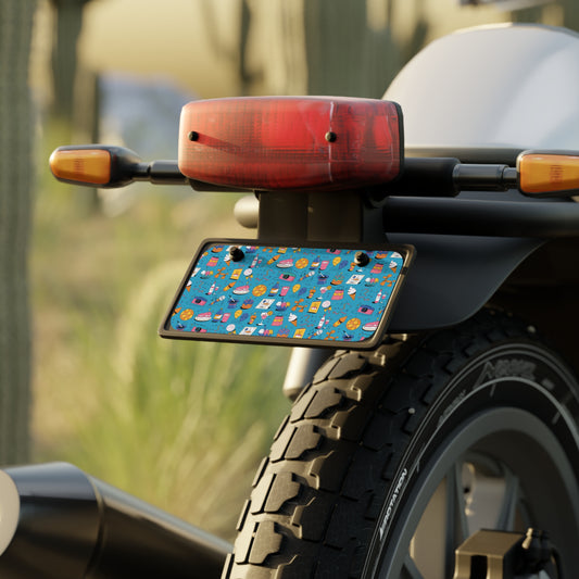 Birthday Theme l Mini License Plate l Powder Blue