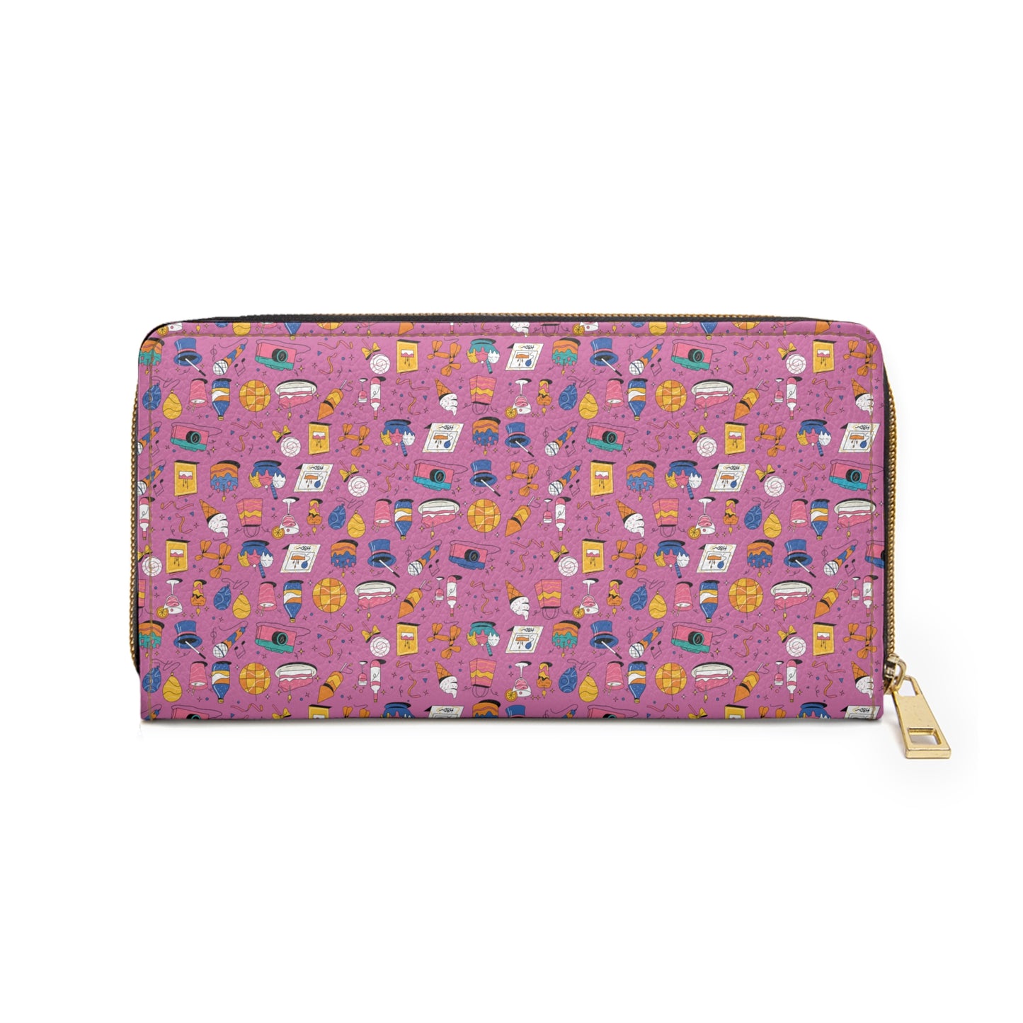 Respect Over Perfection l Zip-Around Wallet l Pink