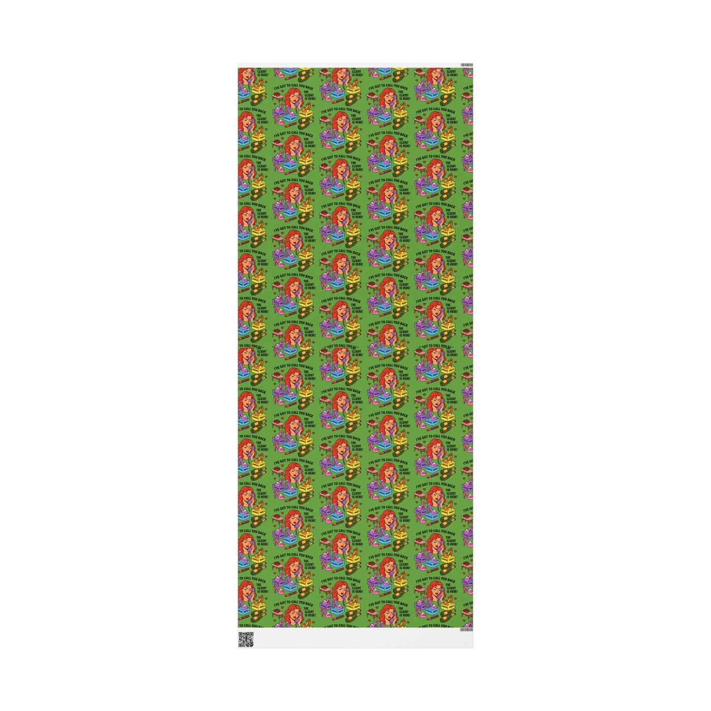 The Client l Gift Wrap l Green