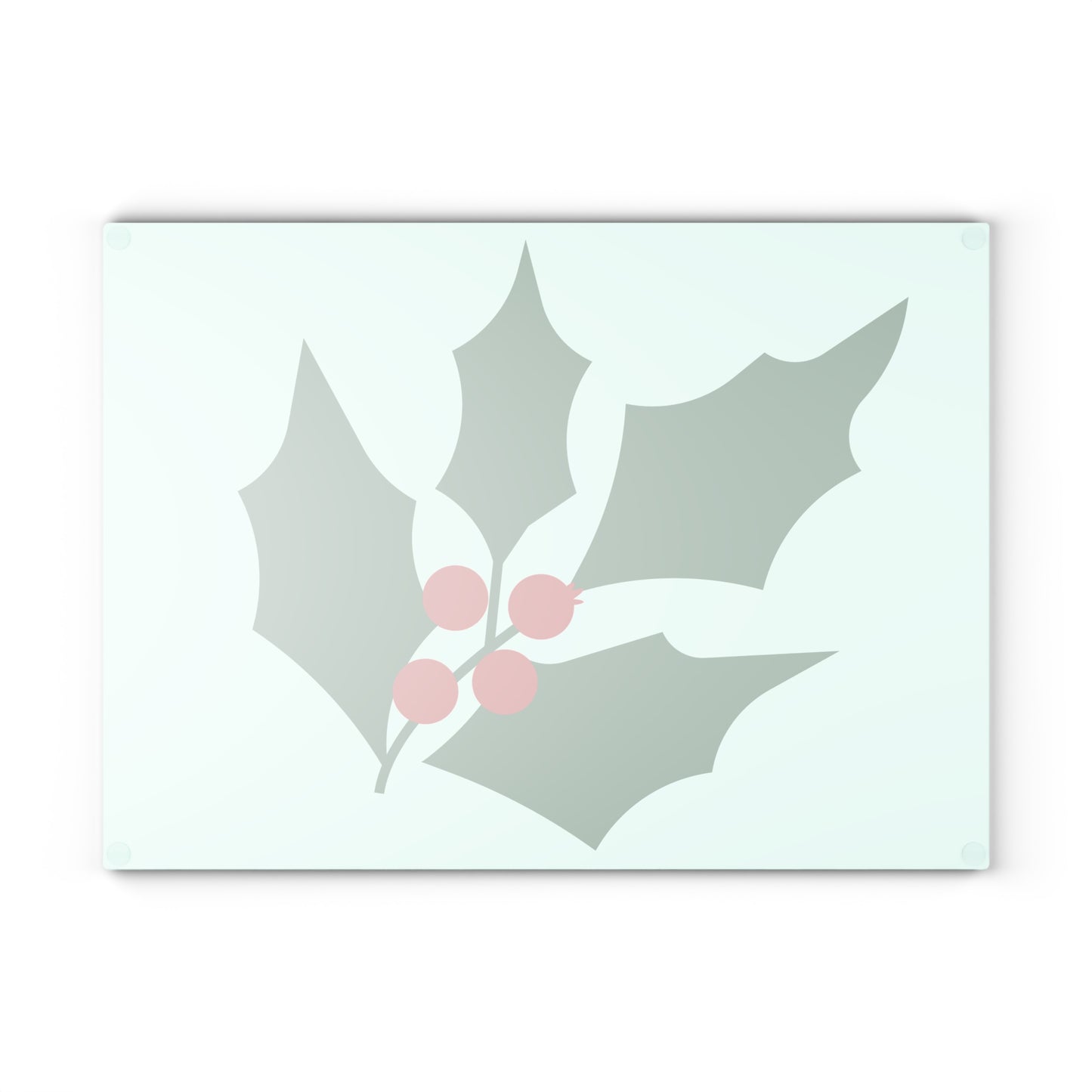 Hershe3 l Glass Cutting Board l Christmas Theme