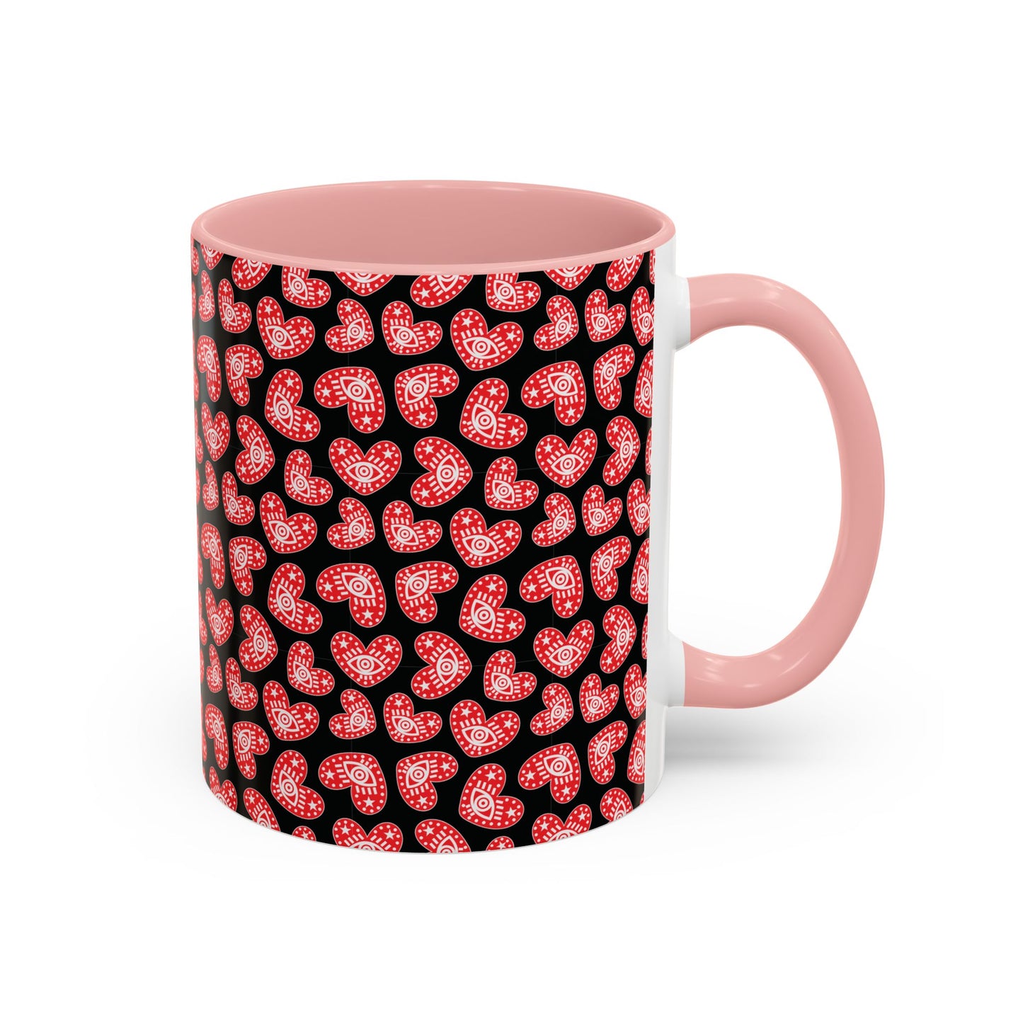 Valentine’s Day Accent Coffee Mug — 'Hershe3 Exclusive' (11oz)
