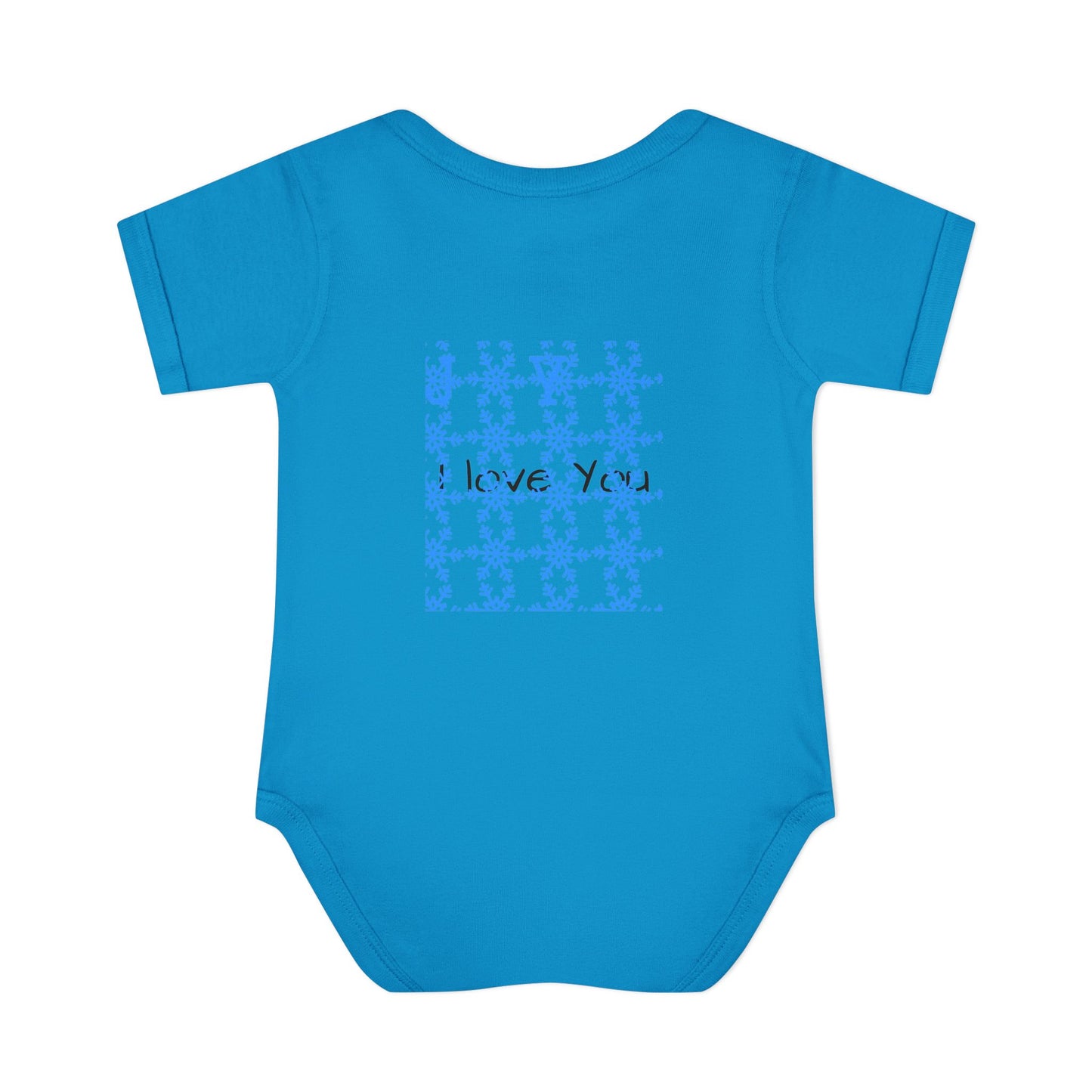 HappiMommi l Gingerbread Snowflake Baby Onesie