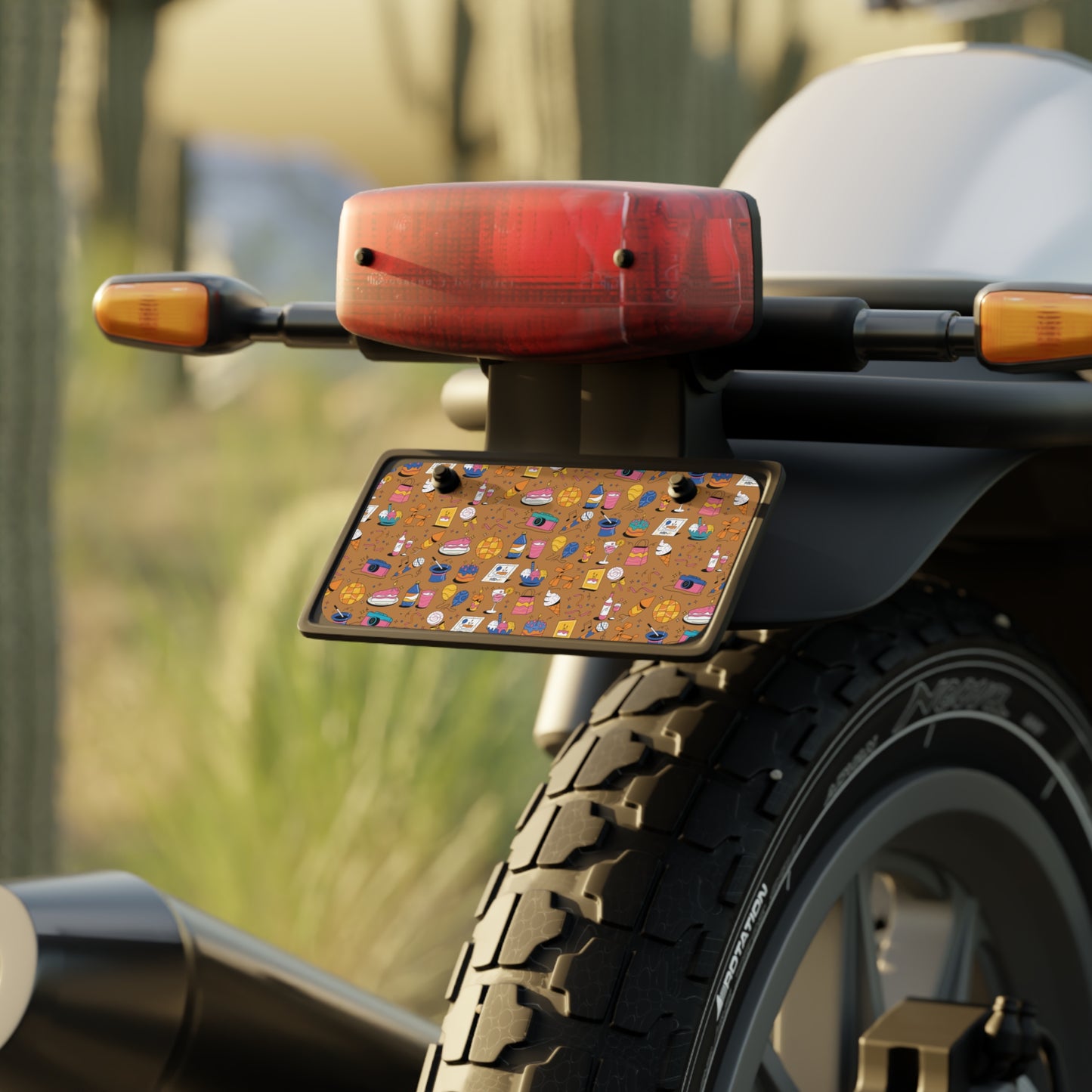 Birthday Theme l Mini License Plate l Coffee