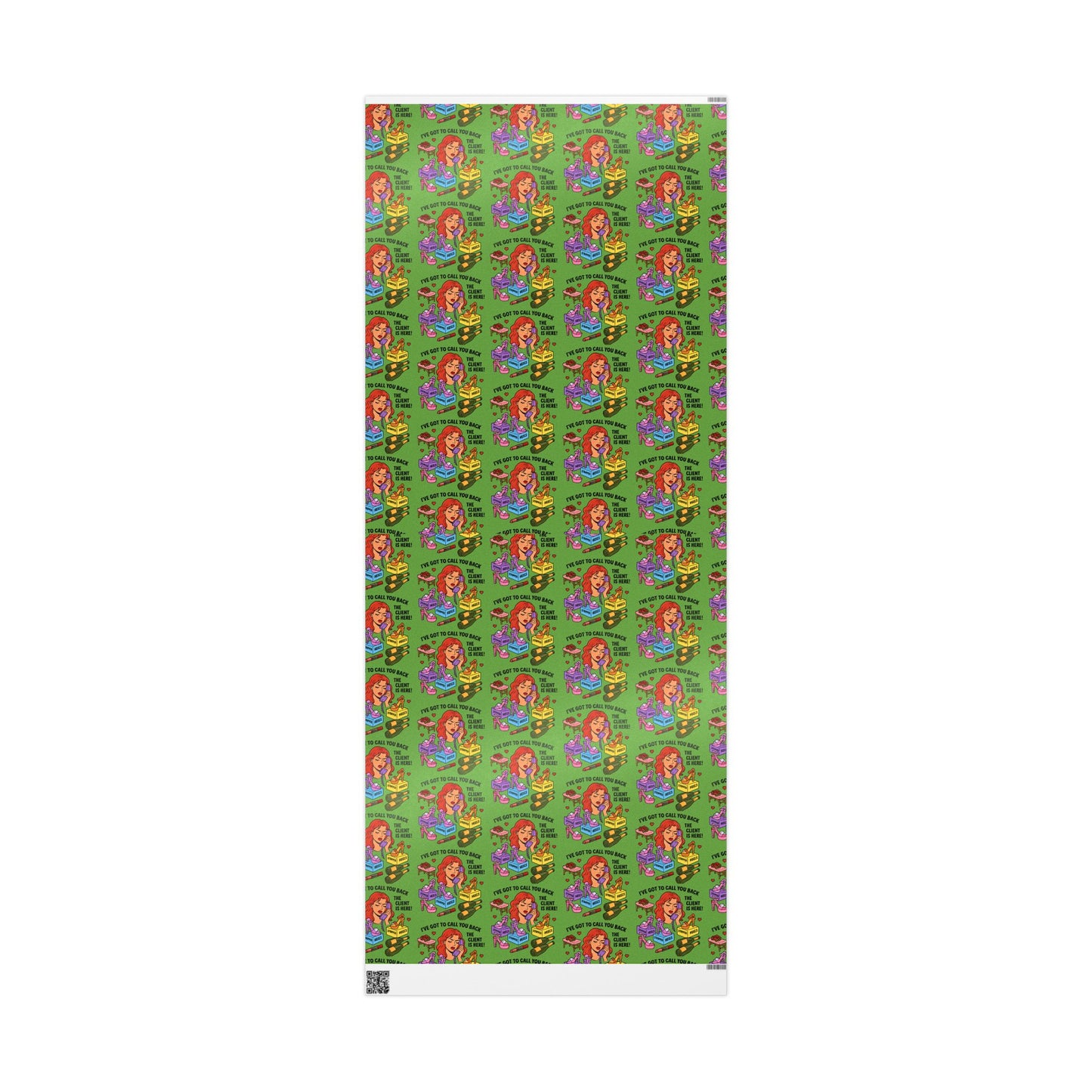The Client l Gift Wrap l Green