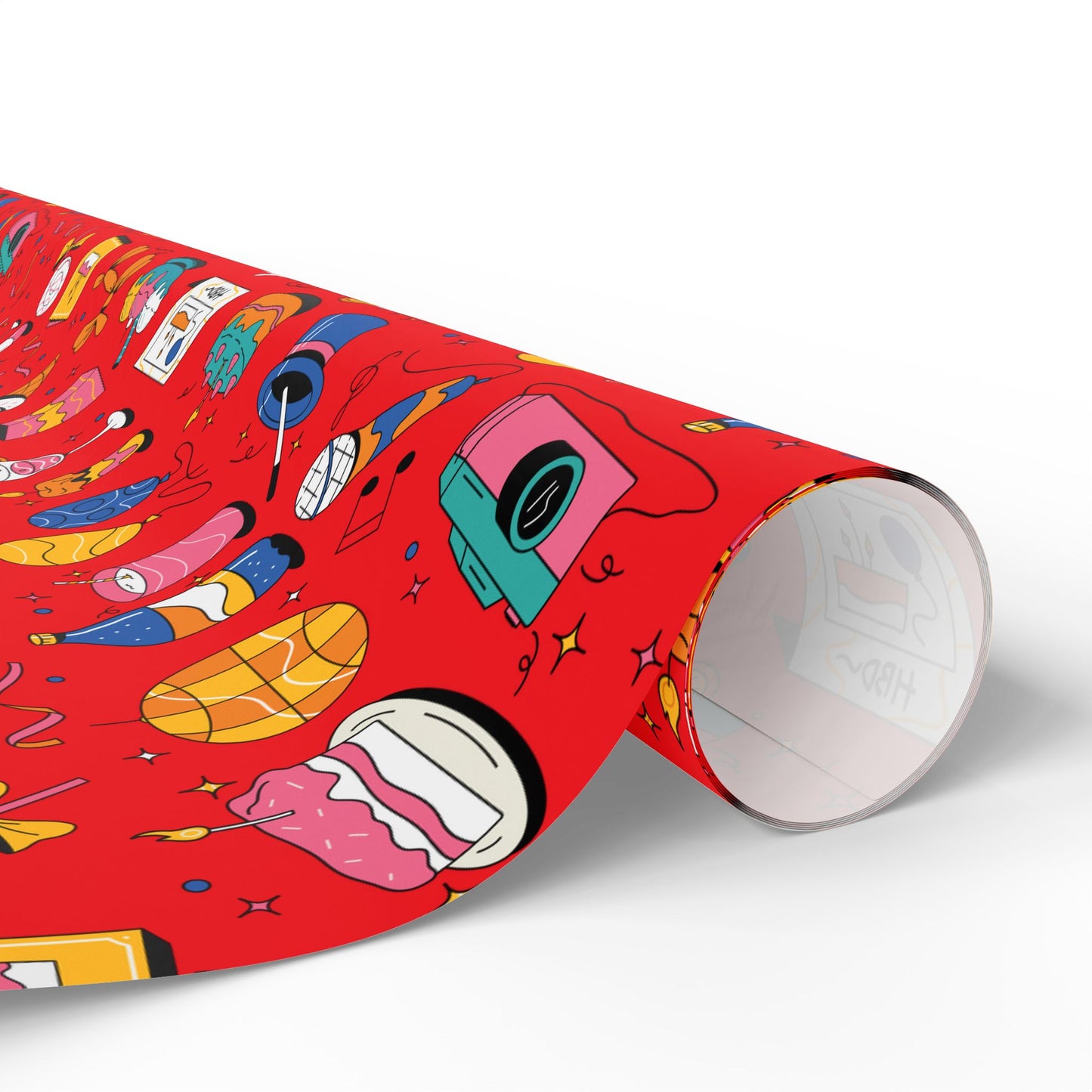 Birthday l Gift Wrap l Red