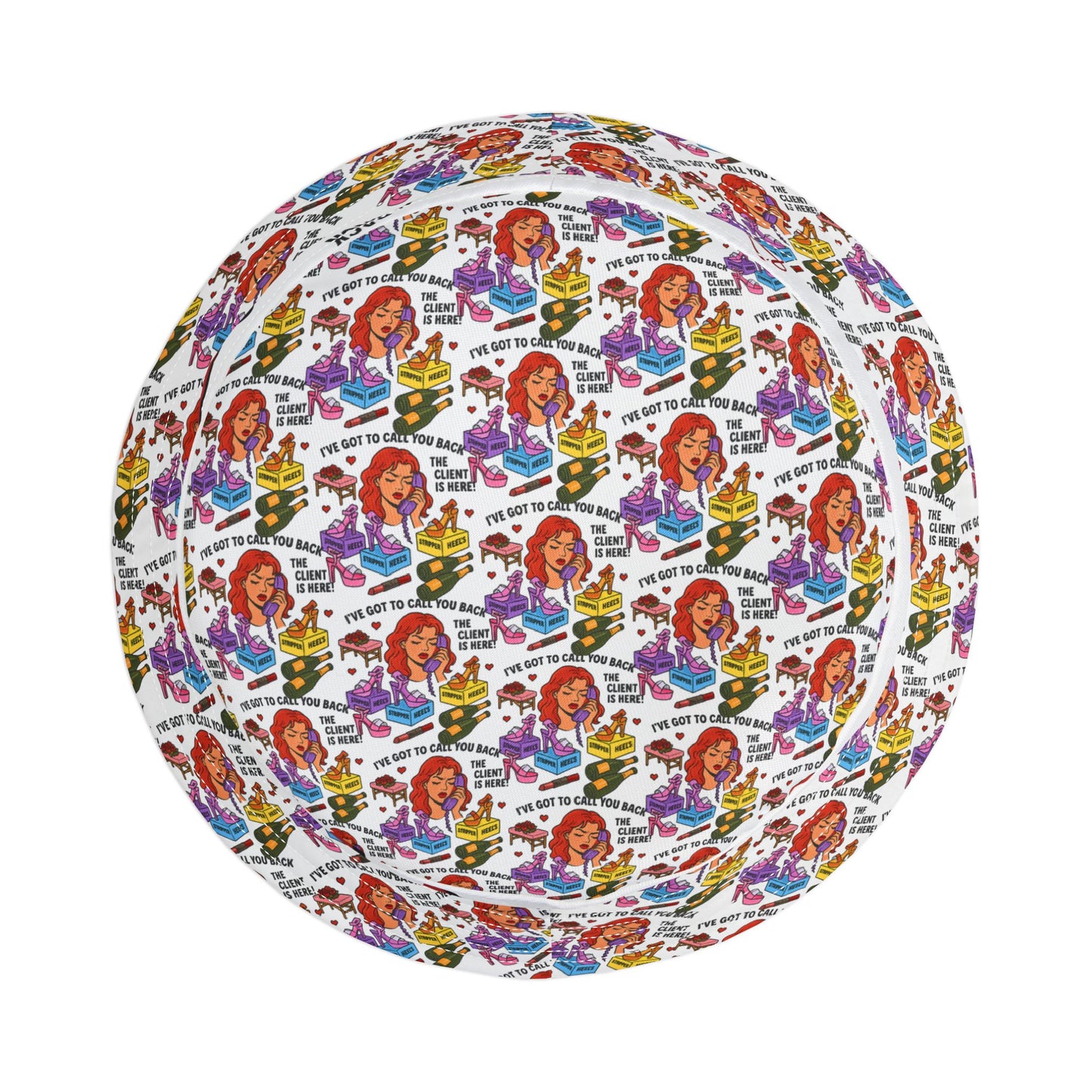 Ruthless l Bucket Hat l White