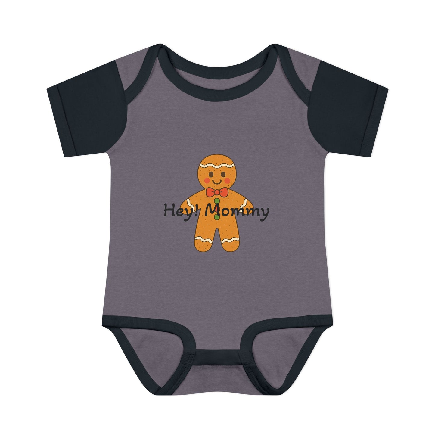 HappiMommi l Gingerbread Snowflake Baby Onesie