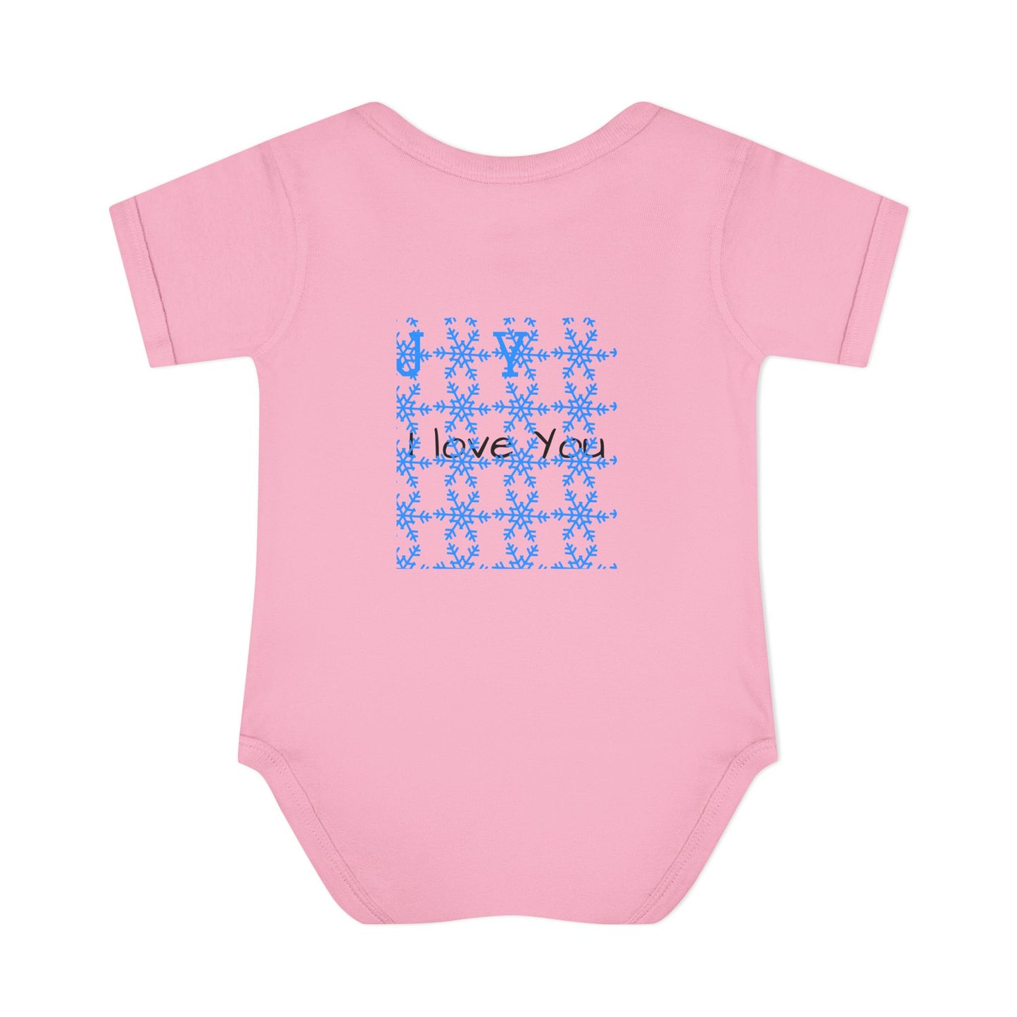 HappiMommi l Gingerbread Snowflake Baby Onesie