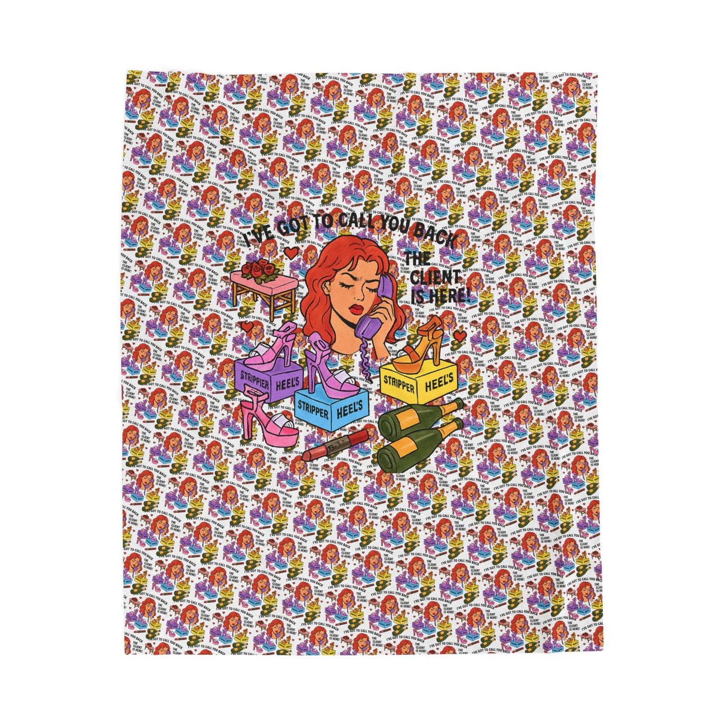 The Client l Oversize Travel blanket l White