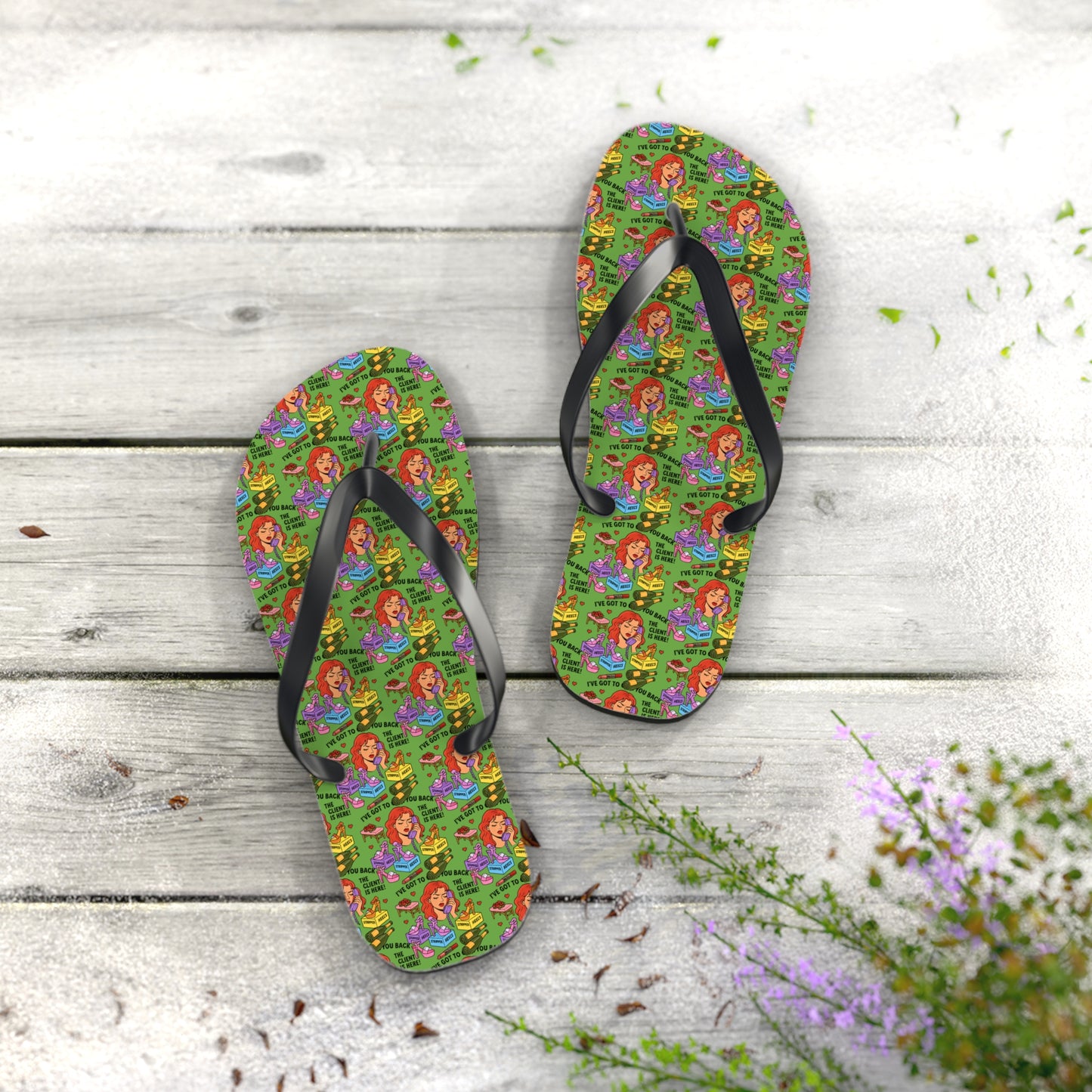 The Client l Flip Flops l Sleeping Green