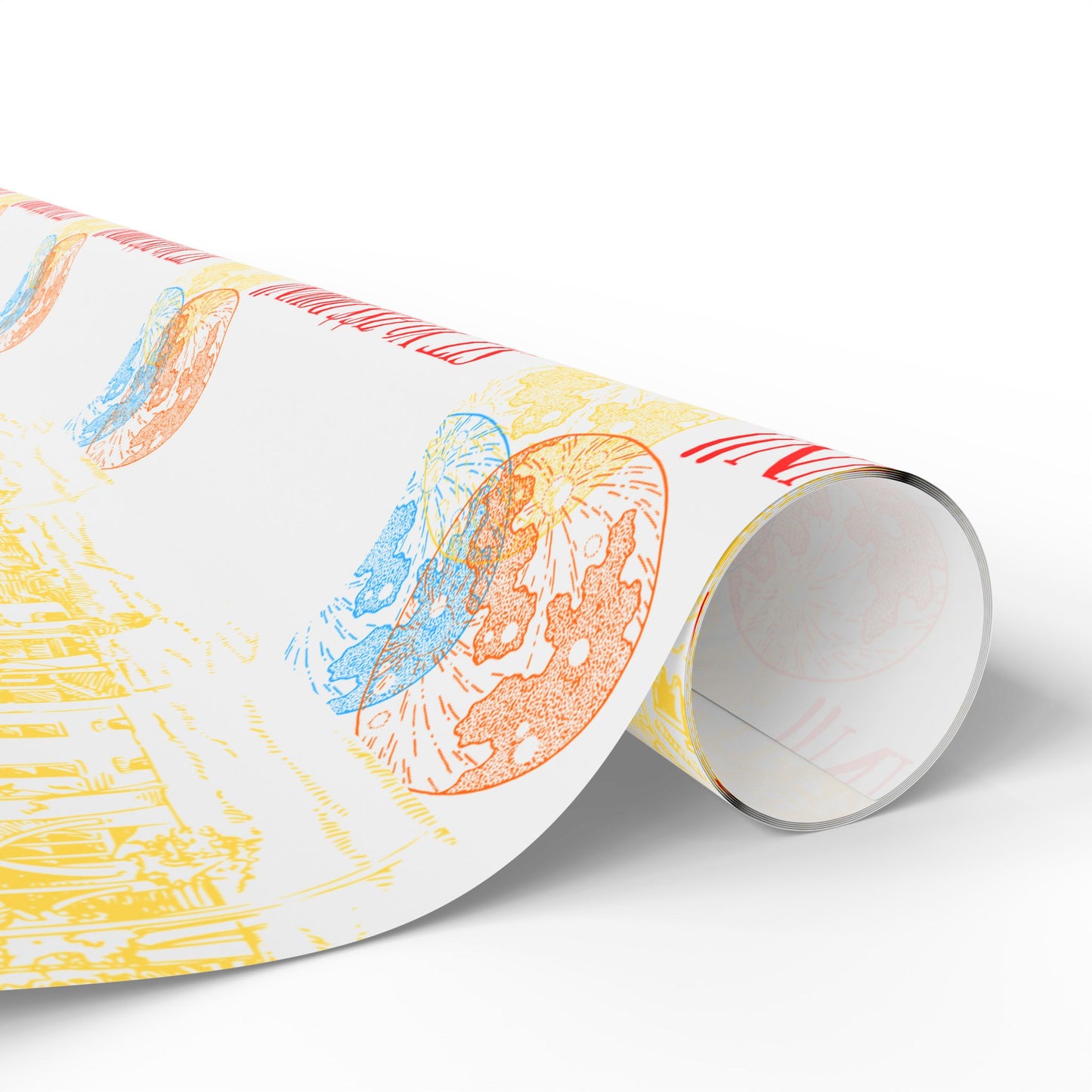 You Doin To Much | Wrapping Paper | Yellow