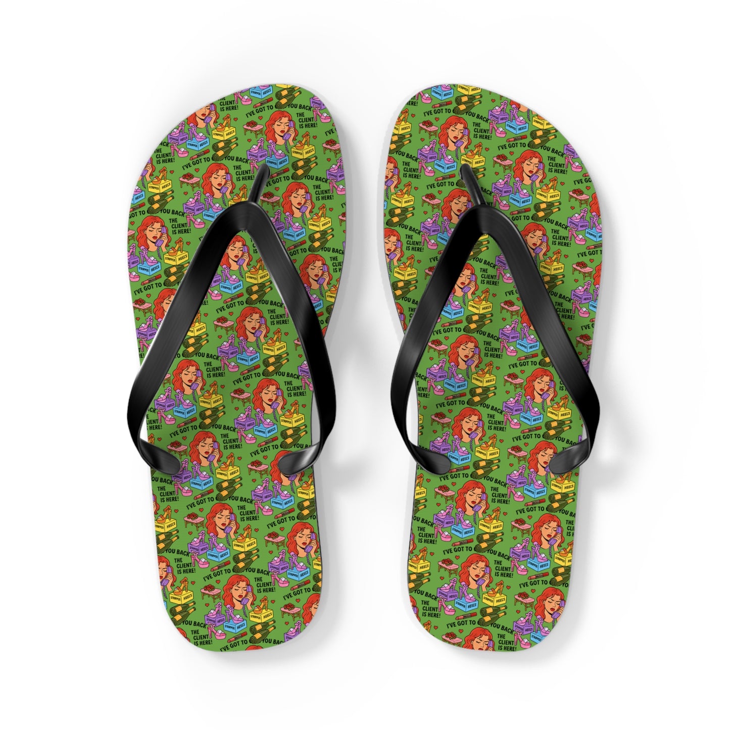 The Client l Flip Flops l Sleeping Green