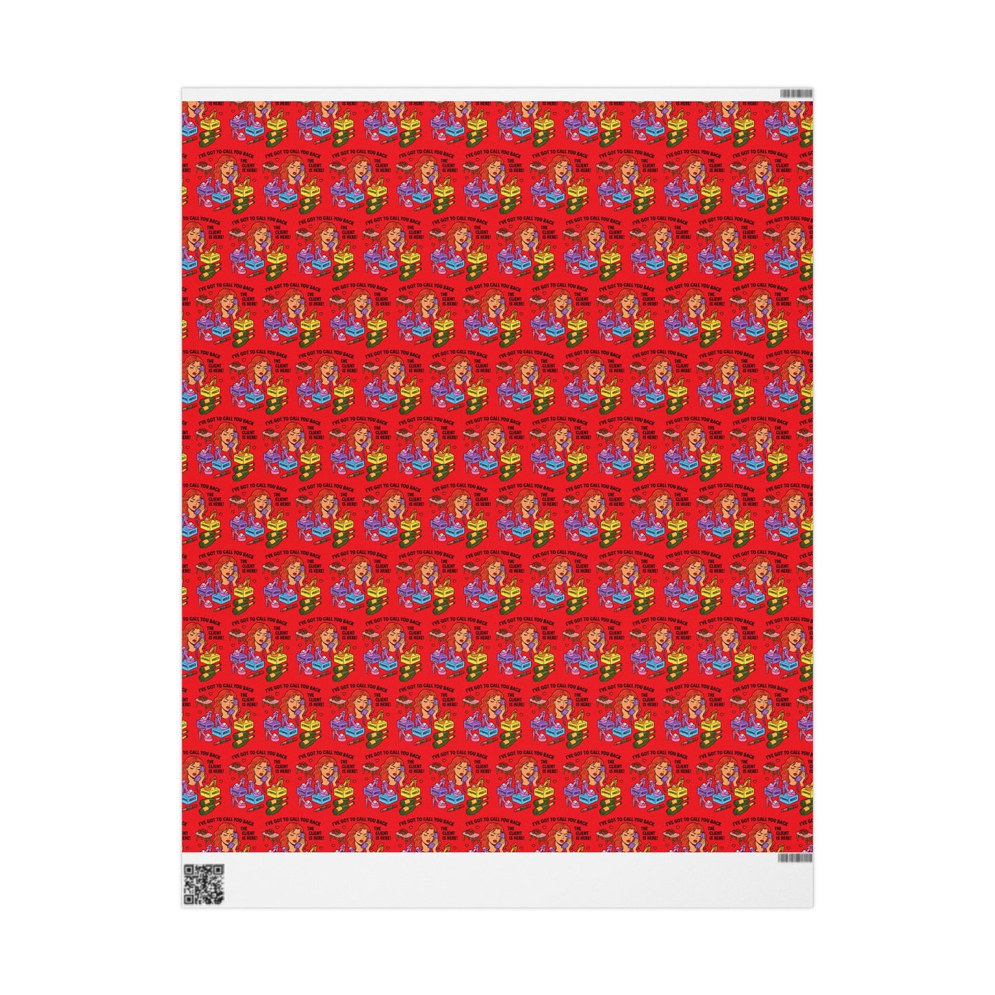 The Client l Gift wrap l Red
