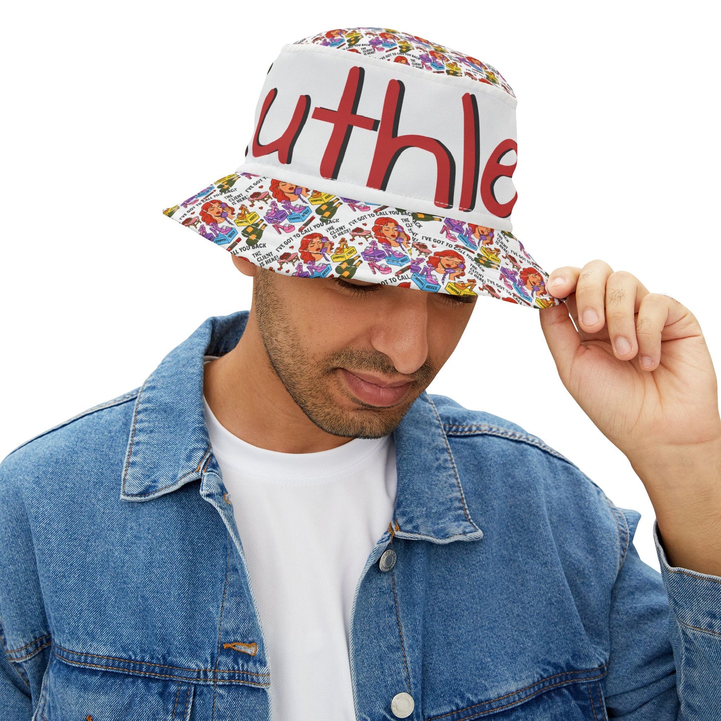 Ruthless l Bucket Hat l White