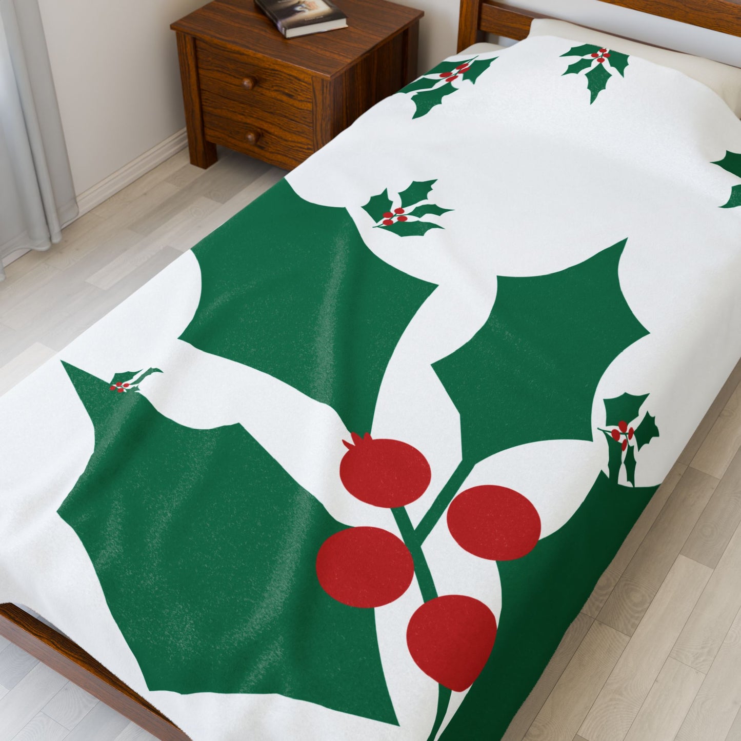 Hershe3 l Plush Blanket l White