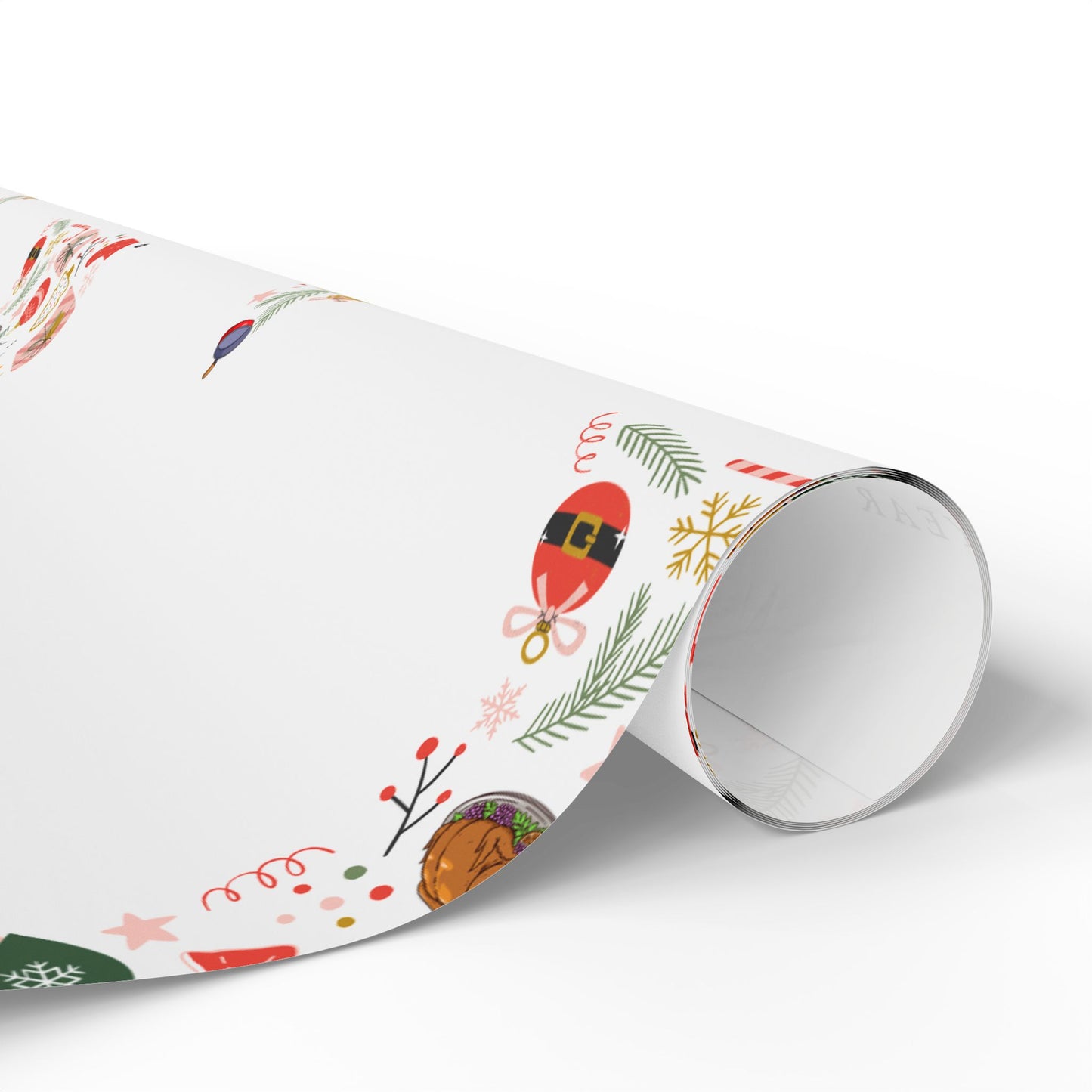 Xmas Tree | Wrapping Paper  | White