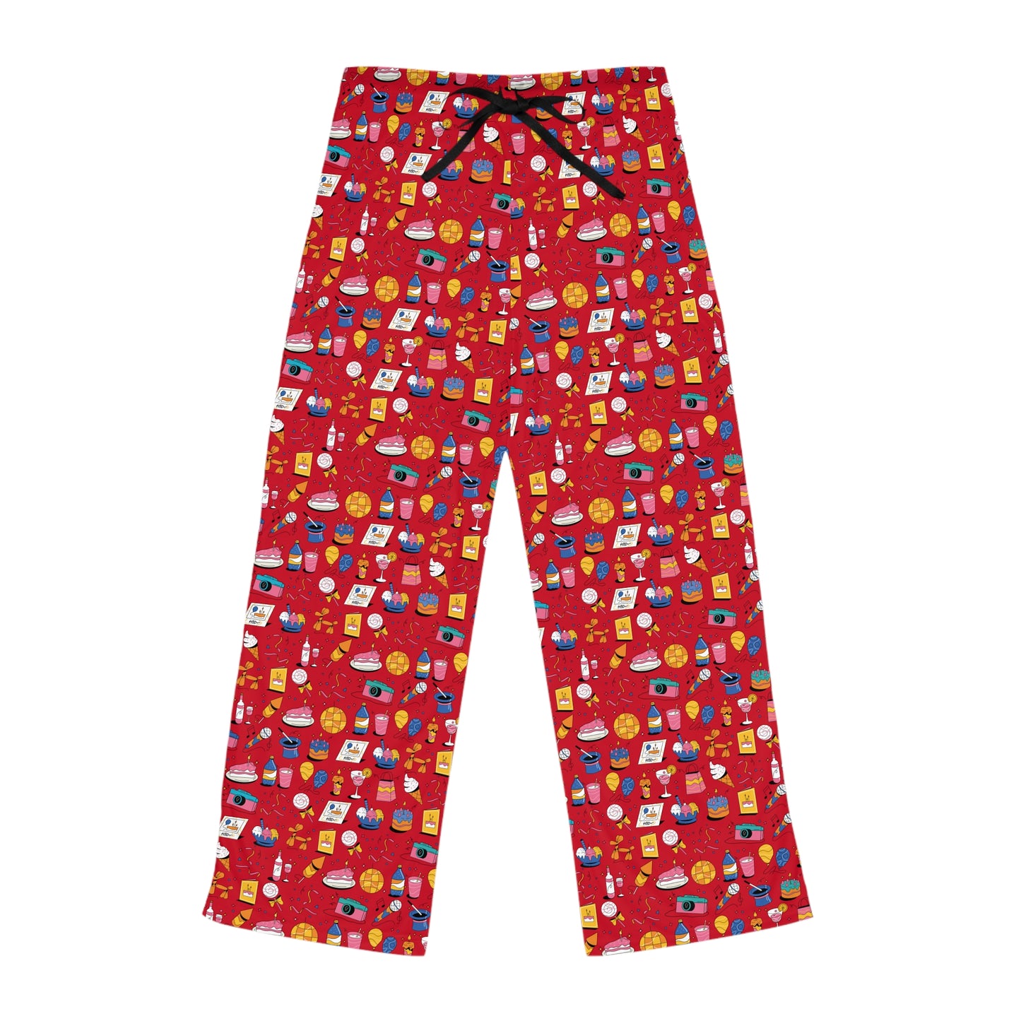 Birthday Theme l Pajama Pants l Red