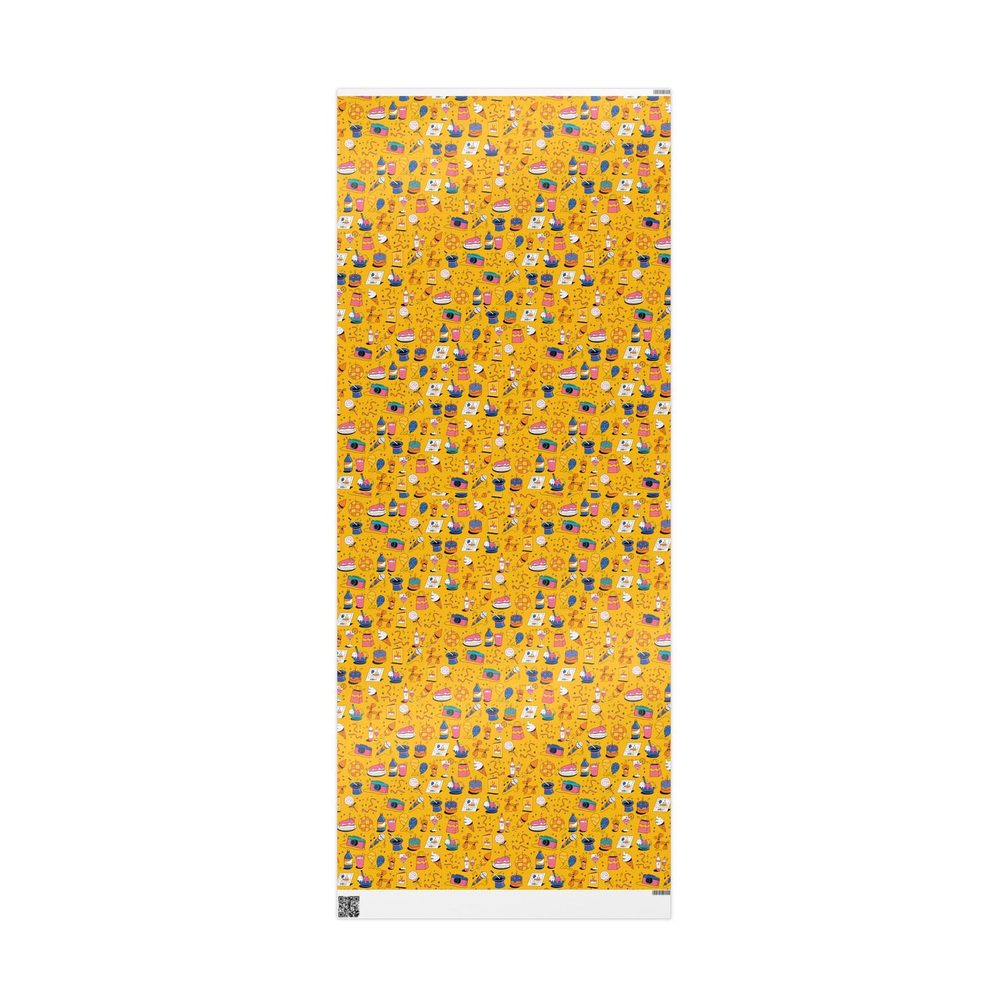 Birthday l Gift Wrap l Yellow