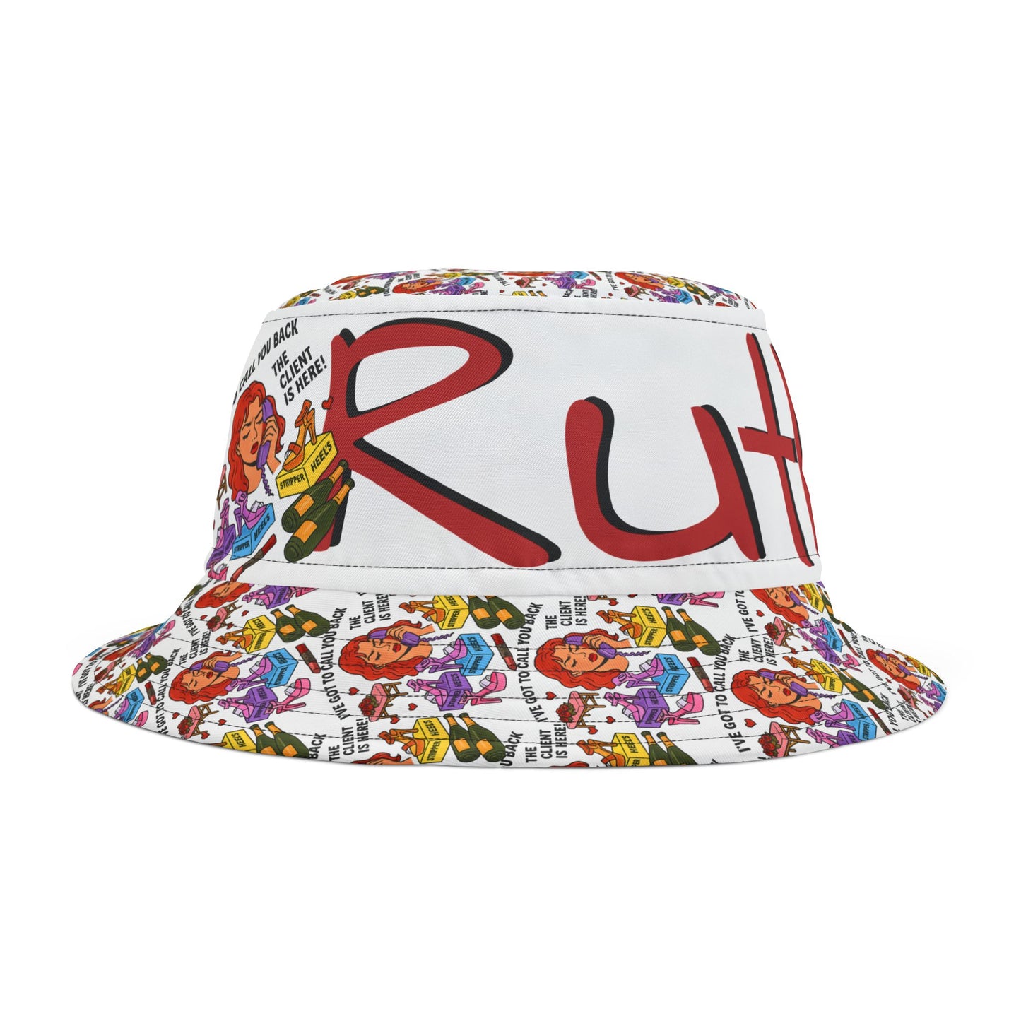 Ruthless l Bucket Hat l White