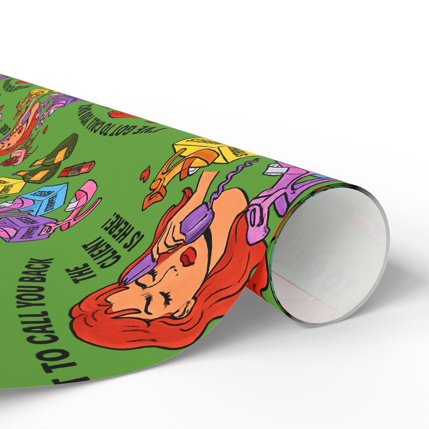 The Client l Gift Wrap l Green