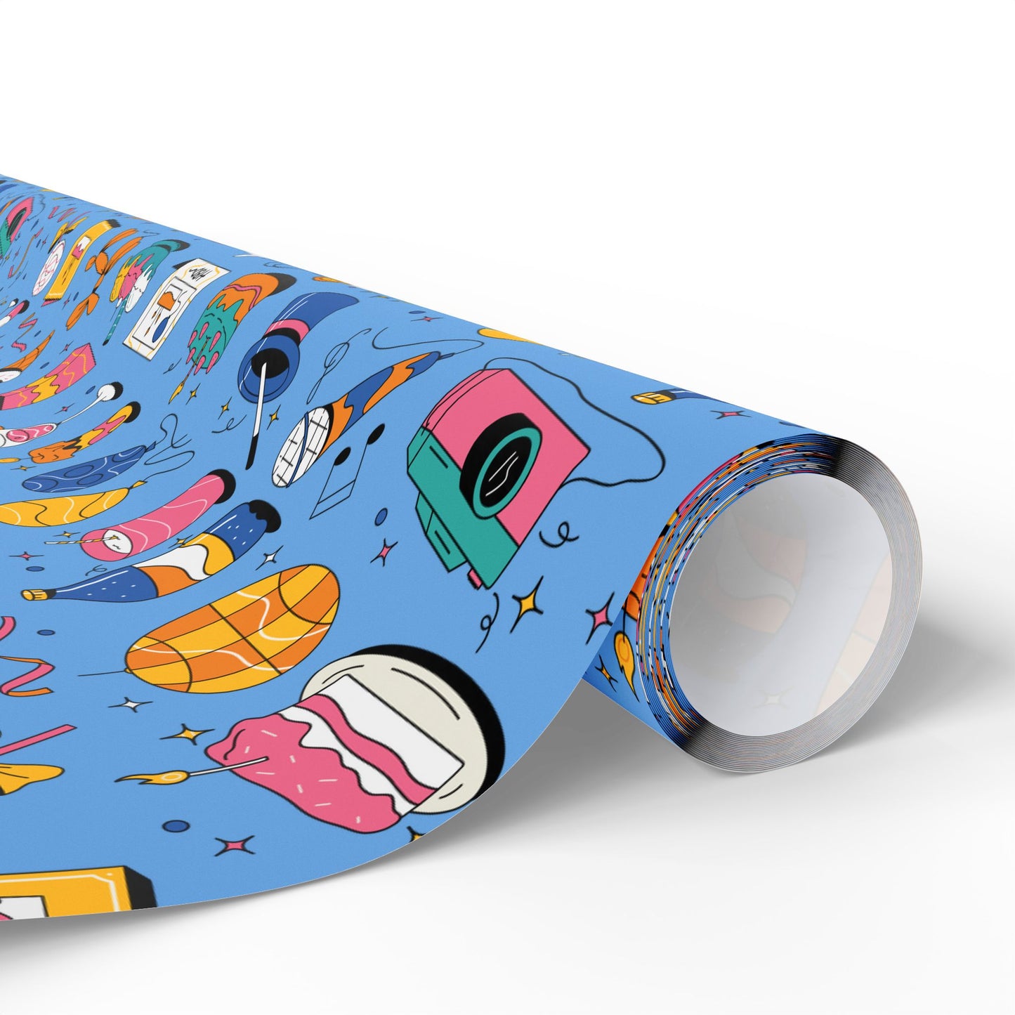 Birthday l Gift Wrap l Powder Blue