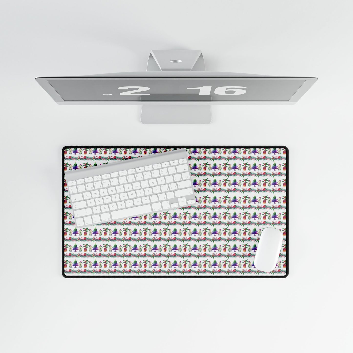 Winter l Desk Mat l Snoman