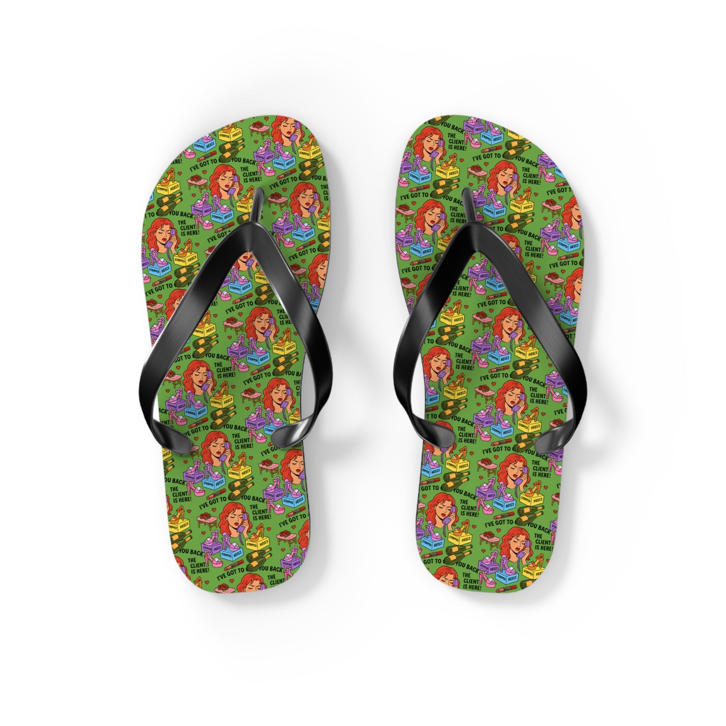 The Client l Flip Flops l Sleeping Green