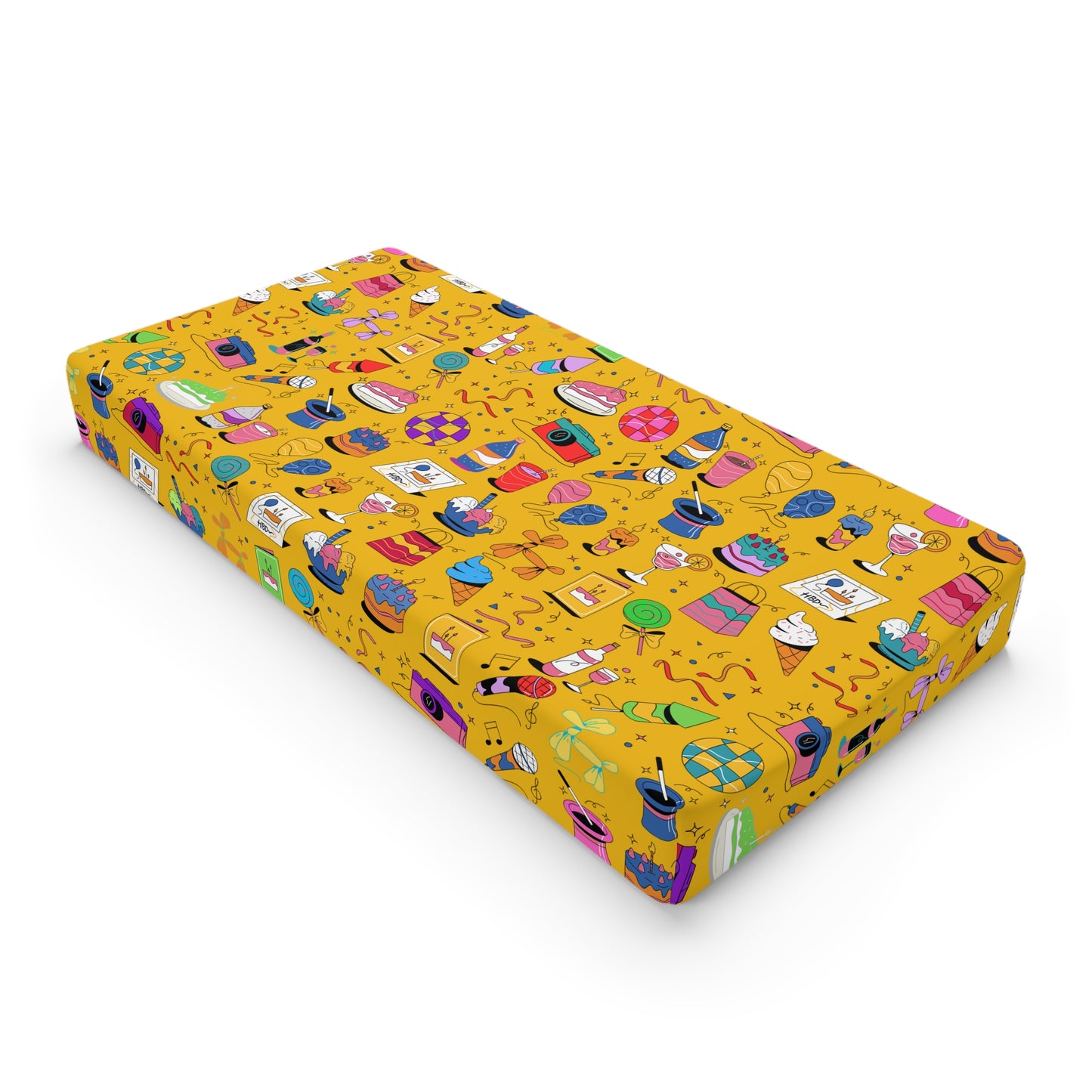 All That l Baby Changing Pad Cover l Yellow
