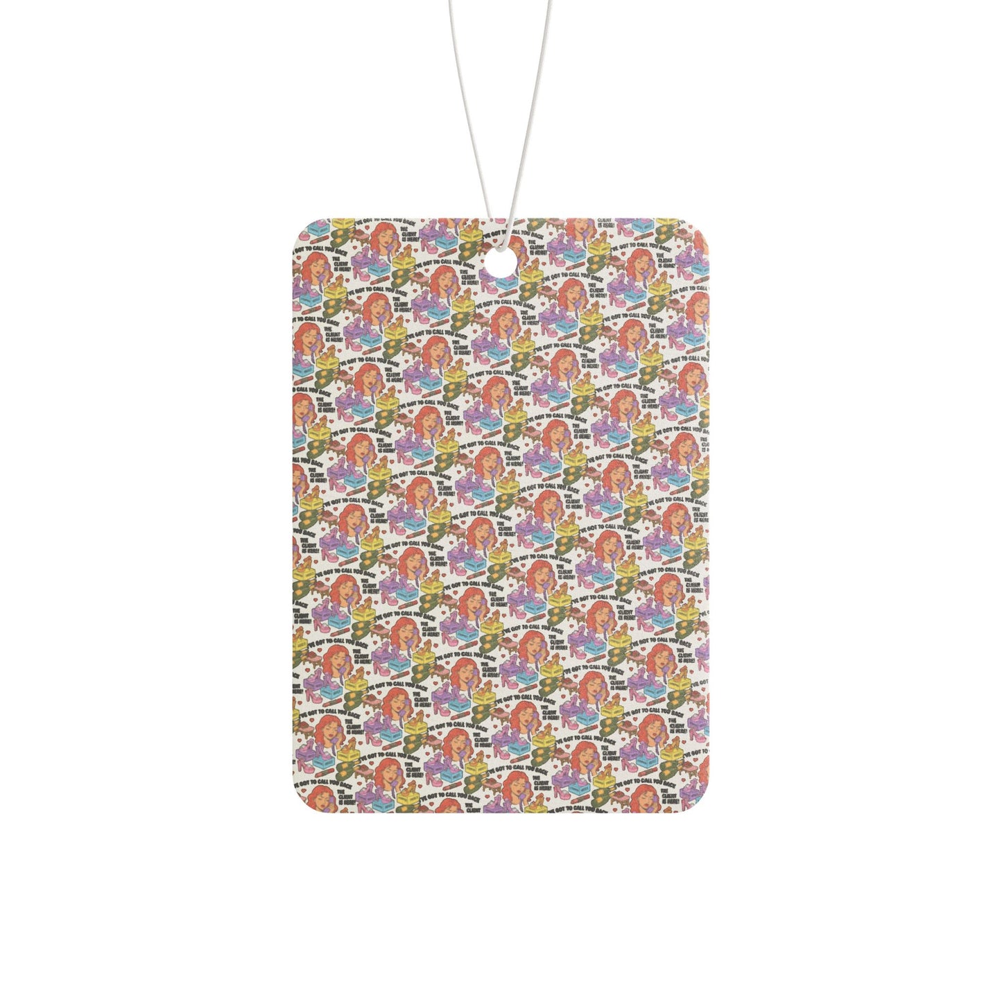 The Client l Car Freshener l Customize Yours!