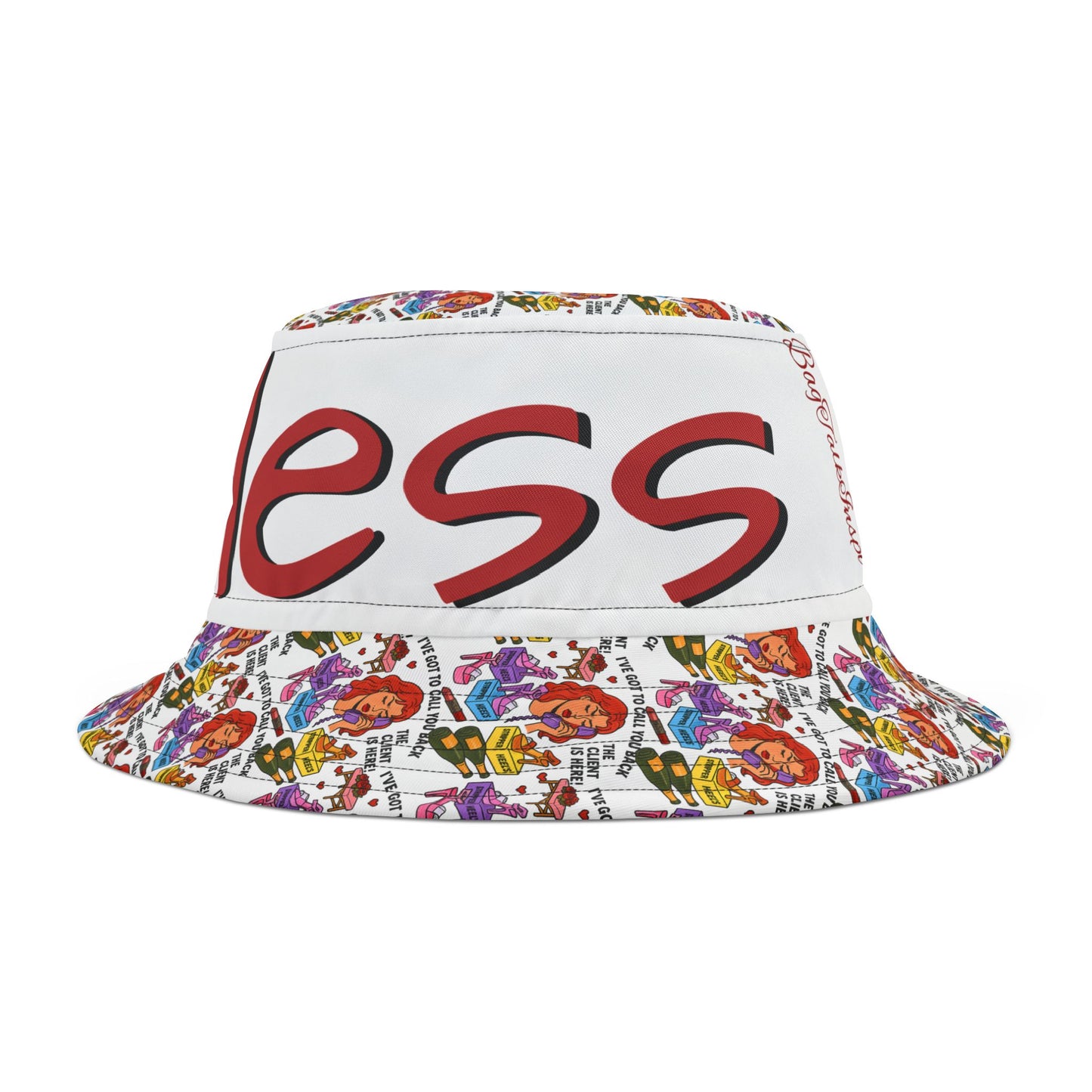 Ruthless l Bucket Hat l White