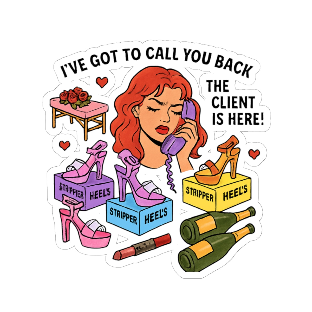 The Client l Sticker