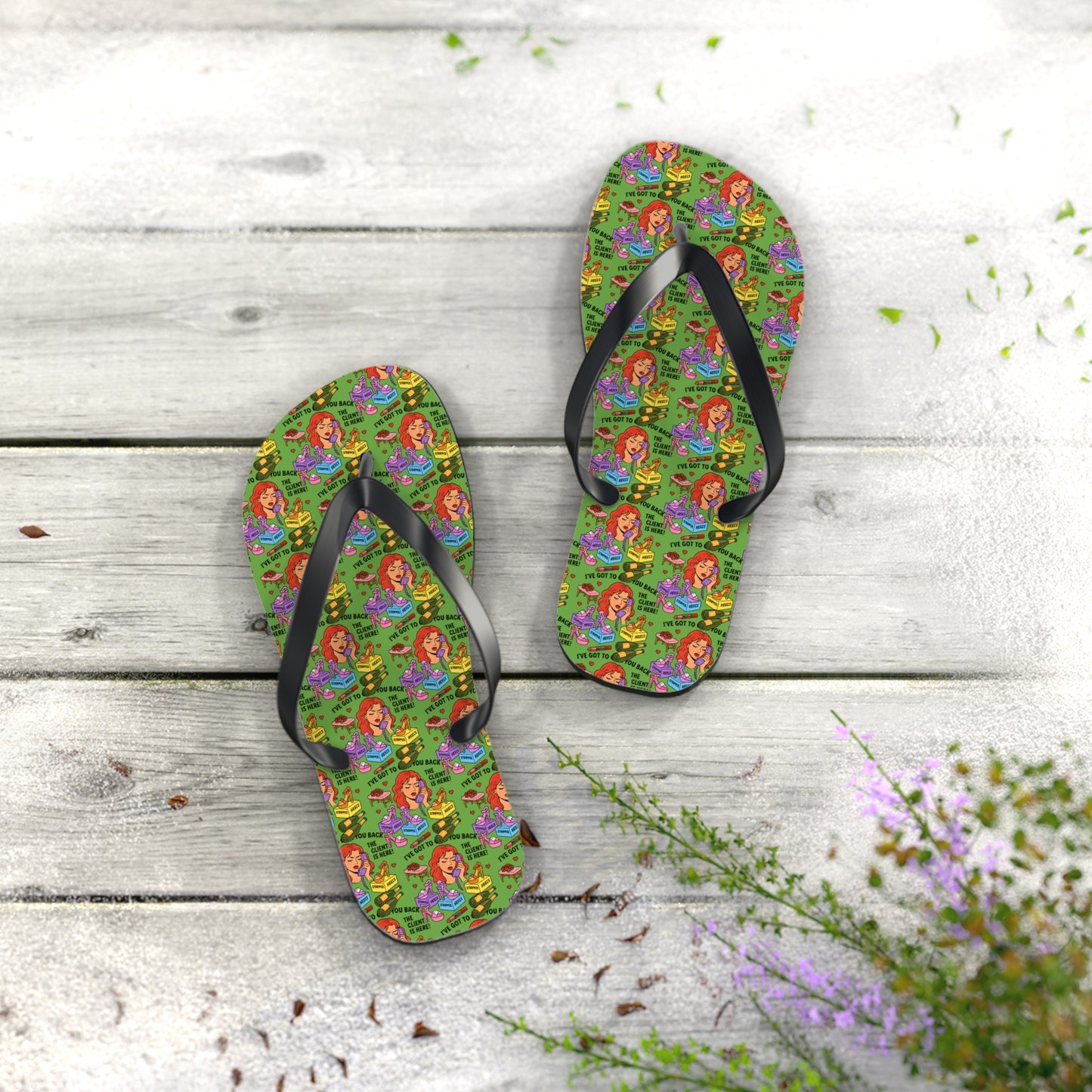 The Client l Flip Flops l Sleeping Green