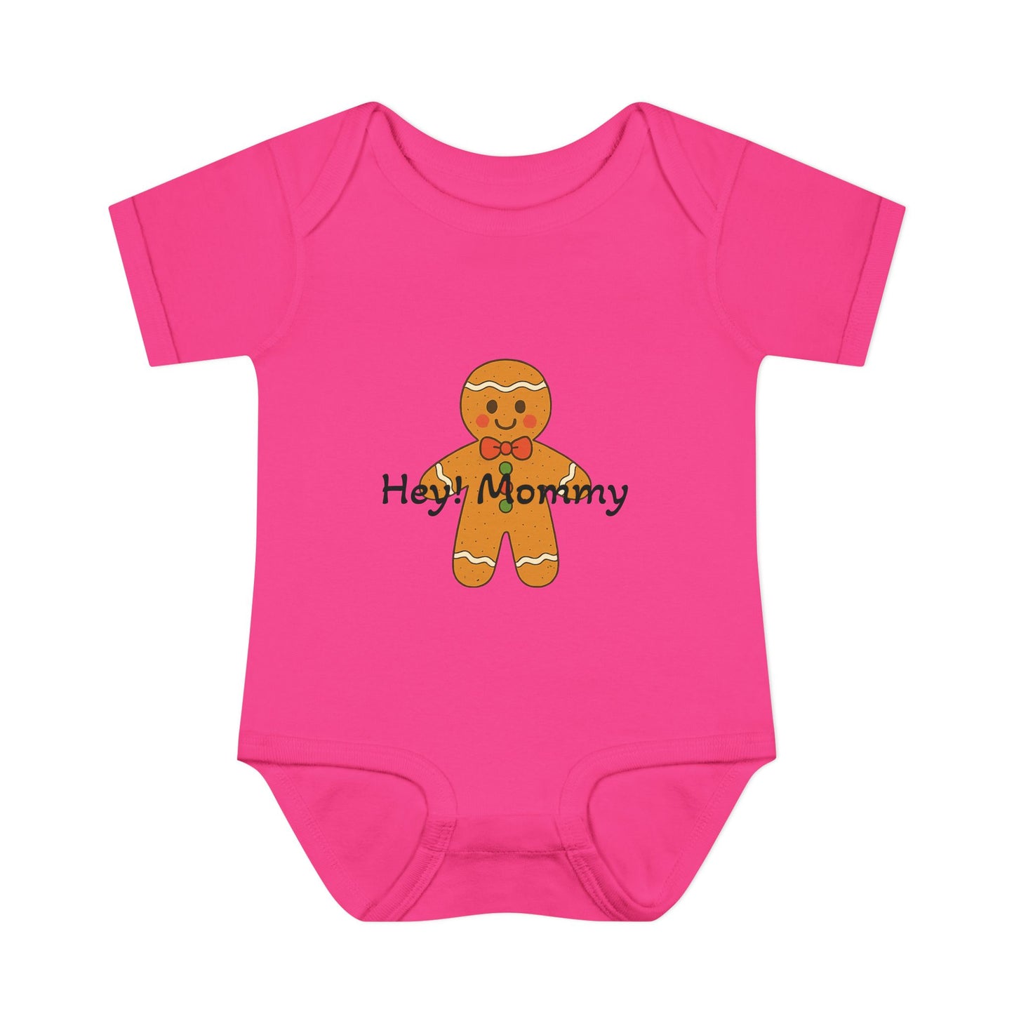 HappiMommi l Gingerbread Snowflake Baby Onesie