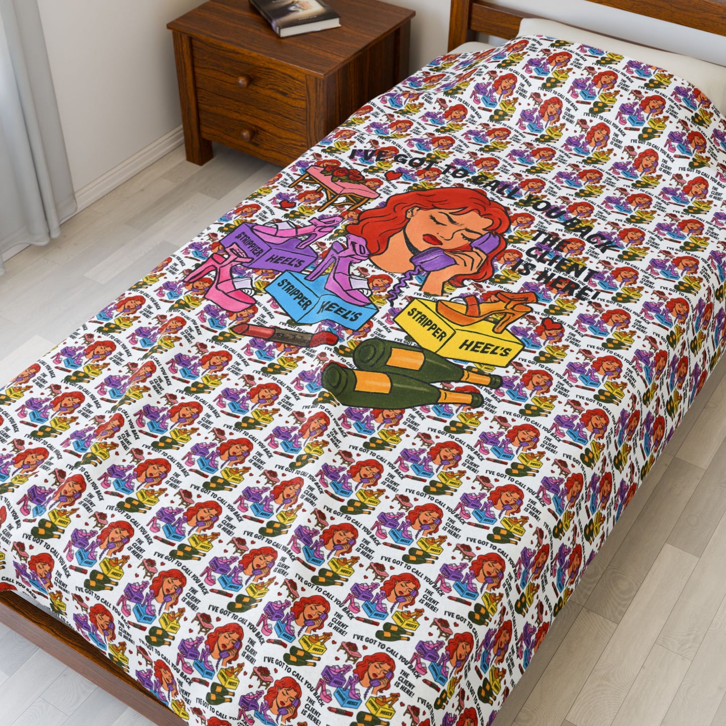 The Client l Oversize Travel blanket l White