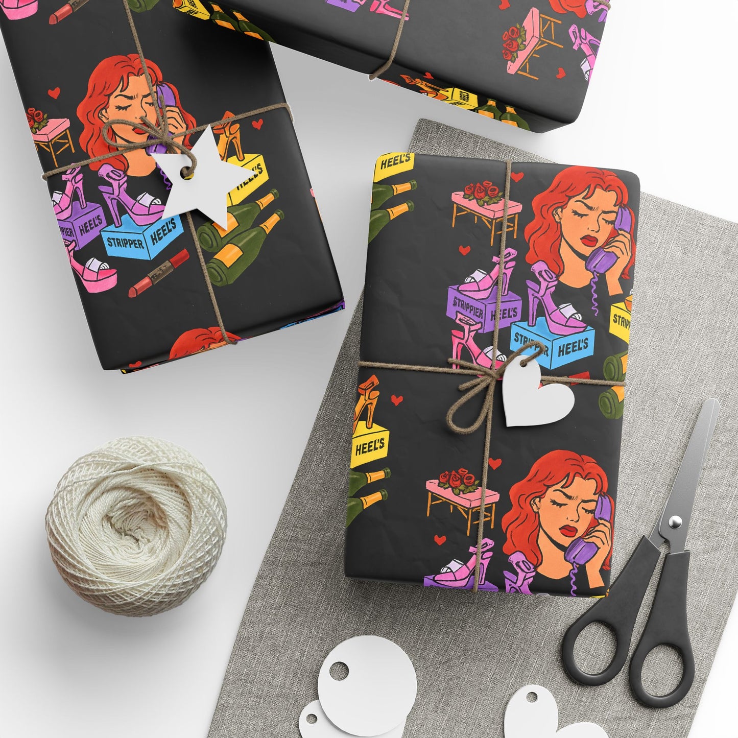 The Client l Gift Wrap l Black