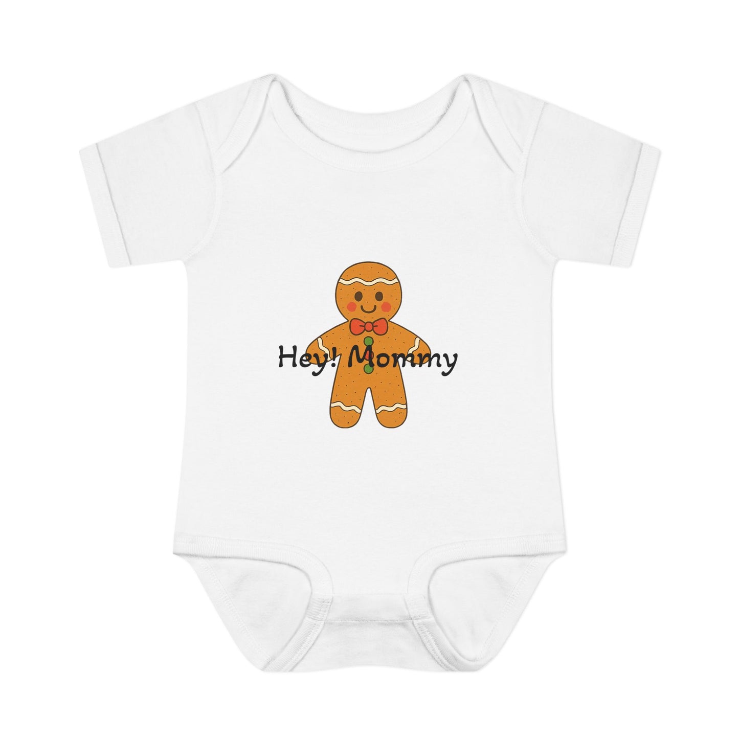 HappiMommi l Gingerbread Snowflake Baby Onesie